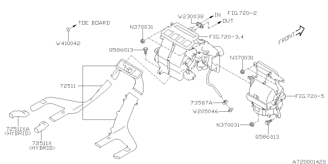 2013 Subaru XV Crosstrek Heater System Diagram 3