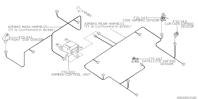 2011 Subaru Forester Wiring Harness - Main Diagram 1