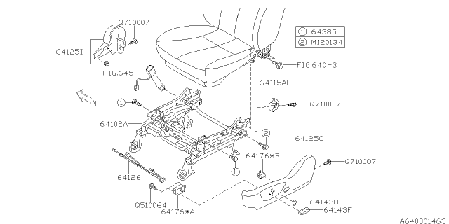 2009 Subaru Forester Front Seat Diagram 5