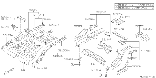 2013 Subaru Forester Body Panel Diagram 4