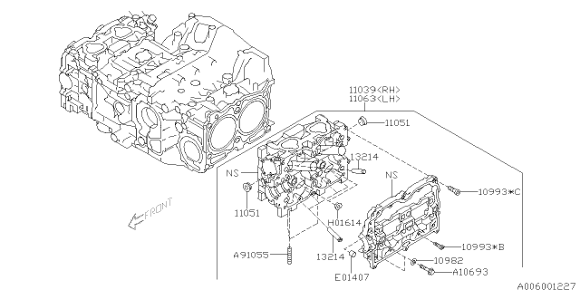 2010 Subaru Forester Cylinder Head Diagram 2