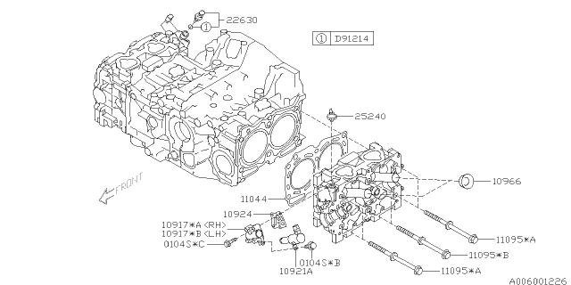 2011 Subaru Forester Cylinder Head Diagram 5