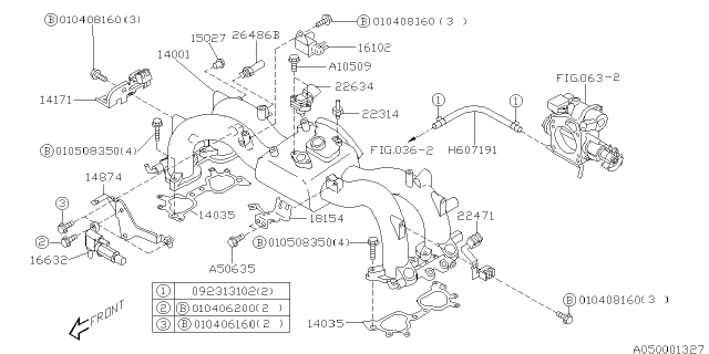 2000 Subaru Forester Intake Manifold Diagram 1