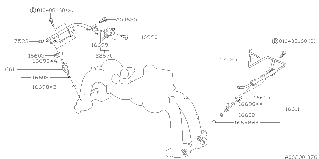 2000 Subaru Forester Fuel Injector Diagram 1