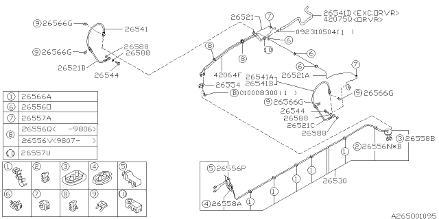1998 Subaru Forester Brake Piping Diagram 2