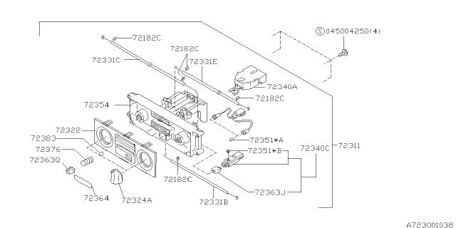 1998 Subaru Forester Heater Control Diagram
