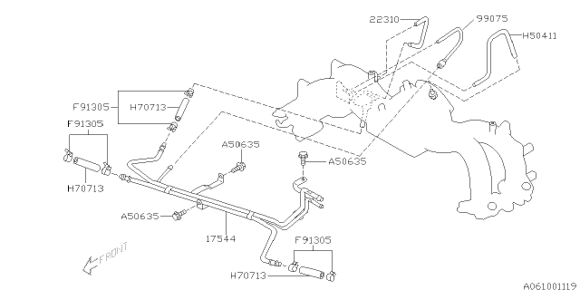 1998 Subaru Forester Fuel Pipe Diagram 1