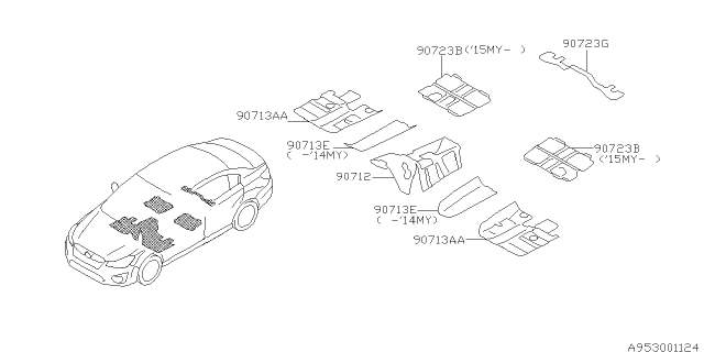 2012 Subaru Impreza Silencer Diagram