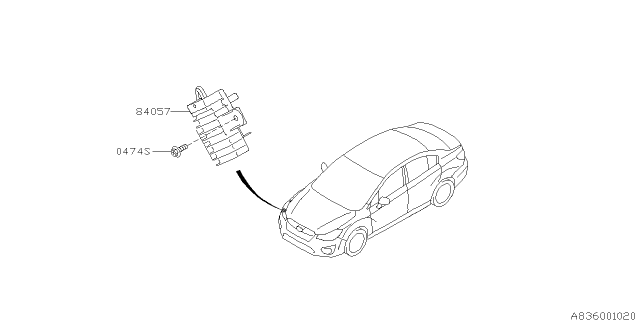 2012 Subaru Impreza Electrical Parts - Day Time Running Lamp Diagram