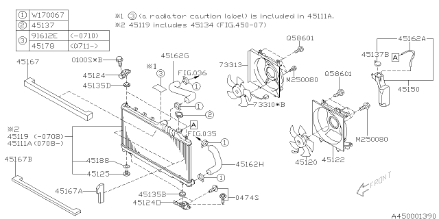 2009 Subaru Legacy Engine Cooling Diagram 7