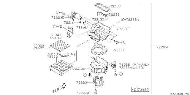 2009 Subaru Legacy Heater System Diagram 2
