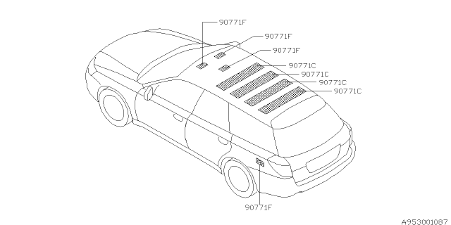 2007 Subaru Outback Silencer Diagram 2