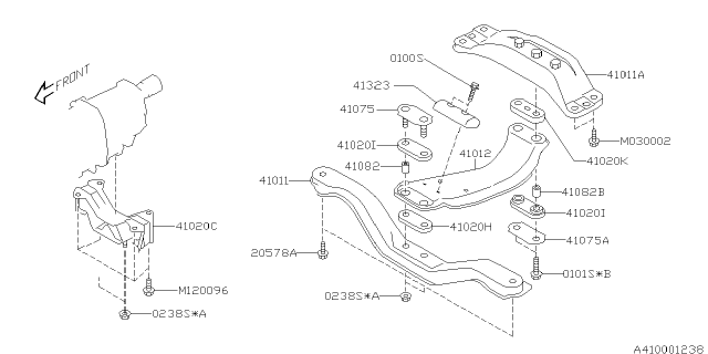 2007 Subaru Outback Engine Mounting Diagram 3