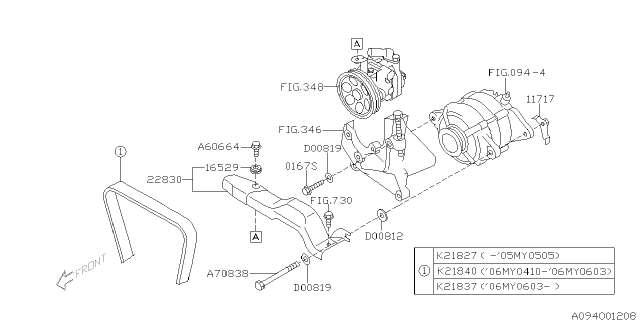 2009 Subaru Legacy Alternator Diagram 4