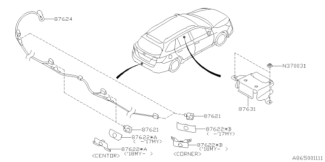 2016 Subaru Outback ADA System Diagram 5