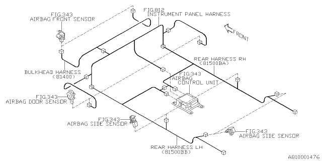 2016 Subaru Outback Wiring Harness - Main Diagram 1