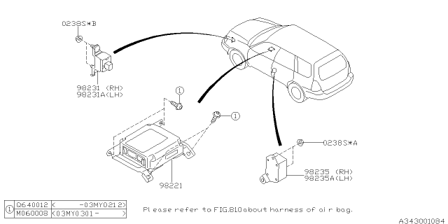 2006 Subaru Forester Air Bag Diagram 2