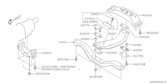 2007 Subaru Forester Engine Mounting Diagram 2
