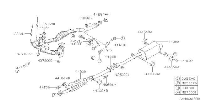 2007 Subaru Forester Exhaust Diagram 2