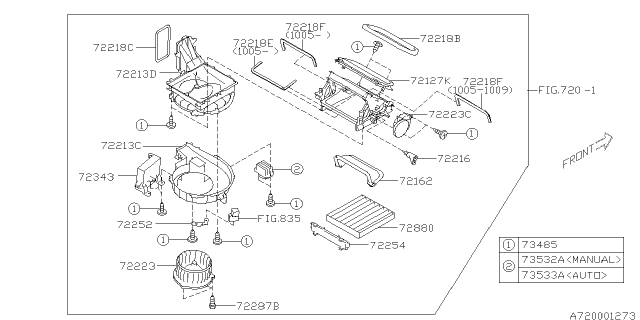 2012 Subaru Legacy Resistor Diagram for 73532AJ00A