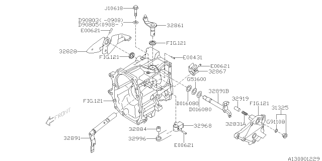2010 Subaru Outback PT120297 Bolt Diagram for 808106180