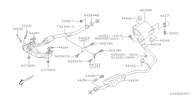 2014 Subaru Forester Exhaust Diagram 3
