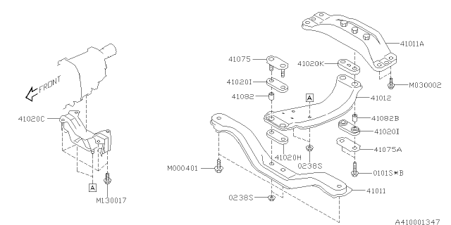 2018 Subaru Forester Engine Mounting Diagram 3