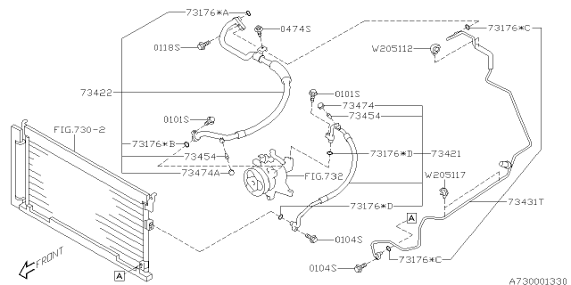 2014 Subaru Forester Air Conditioner System Diagram 3
