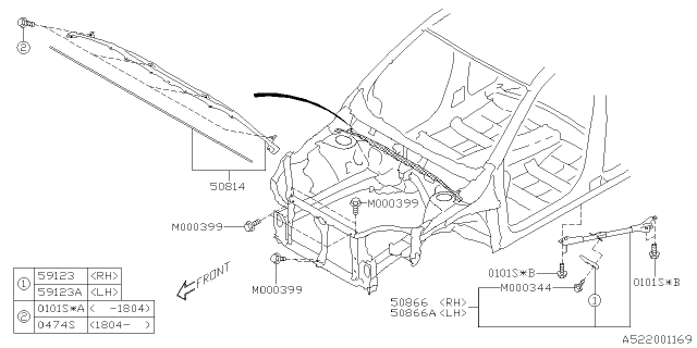2014 Subaru Forester Side Panel Diagram 1