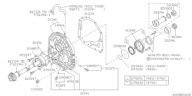 1994 Subaru Impreza Automatic Transmission Oil Pump Diagram 2