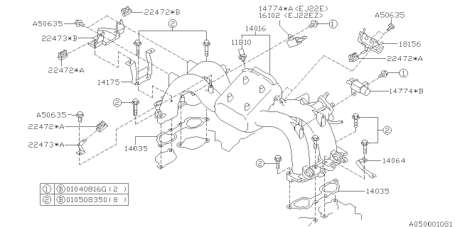 1996 Subaru Legacy Intake Manifold Diagram 4