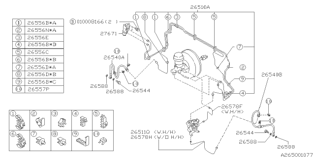 1996 Subaru Legacy Brake Piping Diagram 4
