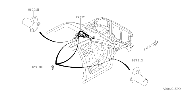 2020 Subaru Forester Wiring Harness - Main Diagram 2