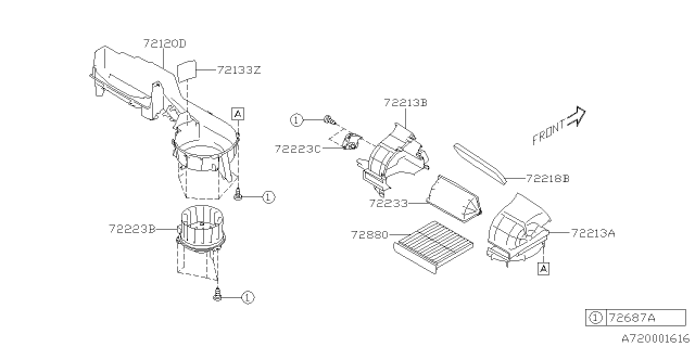 2021 Subaru Forester Heater System Diagram 2
