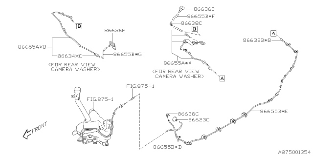 2021 Subaru Forester Windshield Washer Diagram 2