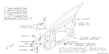 Diagram for Subaru WRX STI Door Check - 61124VA001