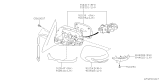 Diagram for Subaru Forester Car Mirror - 91039SC020