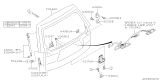 Diagram for 2009 Subaru Forester Door Lock Actuator - 63032FG000