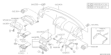 Diagram for Subaru Forester Cup Holder - 66150FC000DC