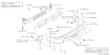 Diagram for 2000 Subaru Forester Bumper - 57720FC020