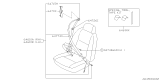 Diagram for 2002 Subaru Forester Seat Belt - 64611FC120NF