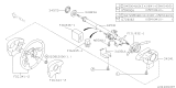 Diagram for Subaru Outback Steering Column Cover - 34351AE01A