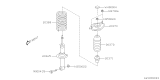 Diagram for Subaru Forester Shock And Strut Mount - 20370FL000
