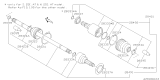 Diagram for Subaru Outback CV Boot - 28423AG00A