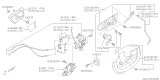 Diagram for Subaru Legacy Door Latch Assembly - 61031AG18B