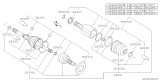 Diagram for Subaru Tribeca CV Joint - 28392AG00B