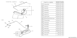 Diagram for Subaru GL Series Windshield Washer Nozzle - 86636GA400