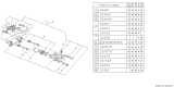 Diagram for Subaru GL Series Brake Pad Set - 25191GA531