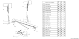 Diagram for Subaru GL Series Wiper Linkage - 86521GA230