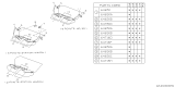 Diagram for Subaru Loyale Seat Belt - 64179GA870LR